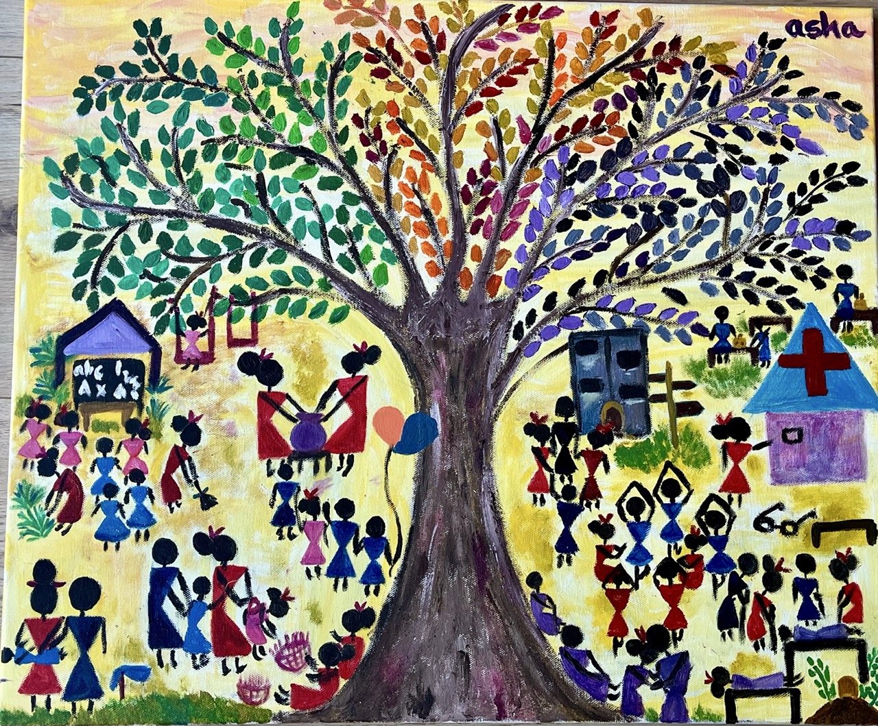 Circle of life - Warli style