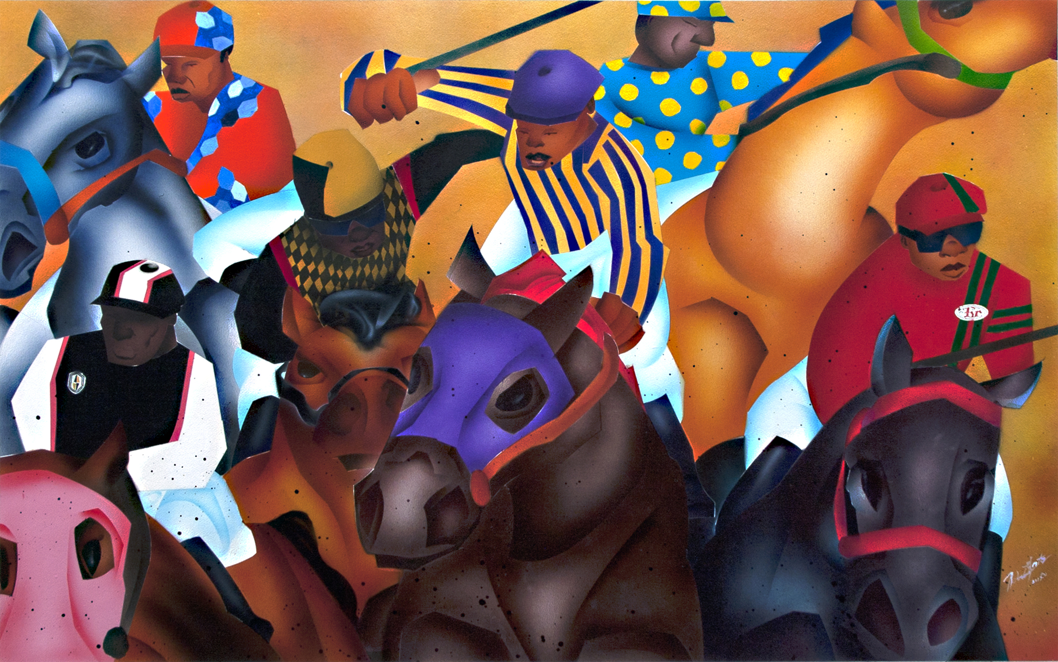 Robert-Horton-Horse-Racing-Art