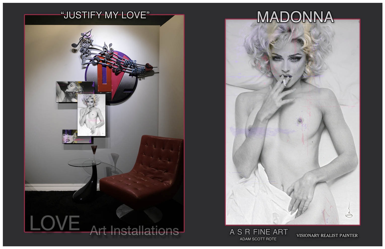 Madonna Love Sculpture