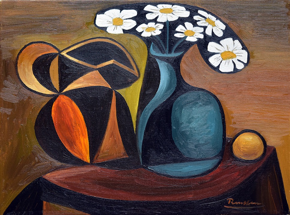 Pitcher, Flowers And Lemon