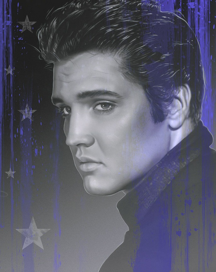 Elvis Presley Moody Blue