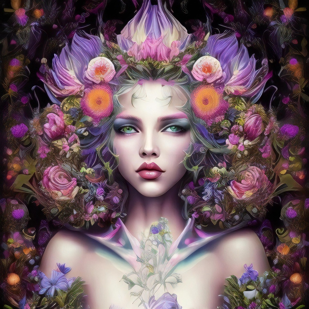 RIKXECOM Flower Goddess | Redwood Art Group